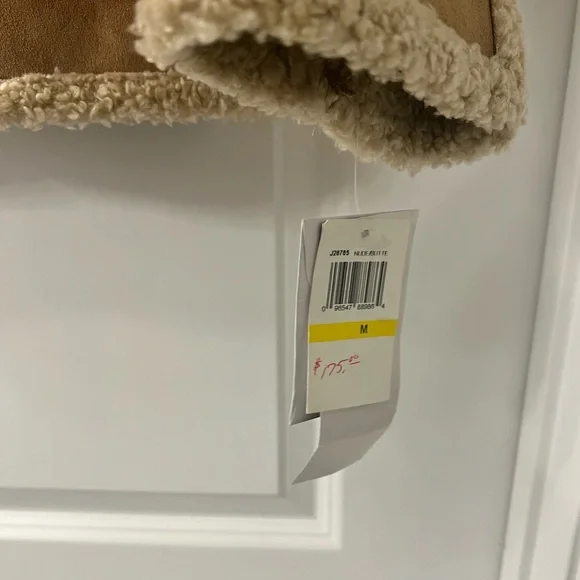 NWT Jones New York faux suede shearling lined jacket - Picture 3 of 4